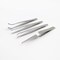Excel Blades 4 Piece Assorted Tweezers Stainless Steel Precision Tweezers Set 12pk 30416 - alternate 1